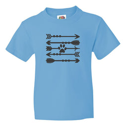 Cute Arrows & Paw Print Kid Shirt