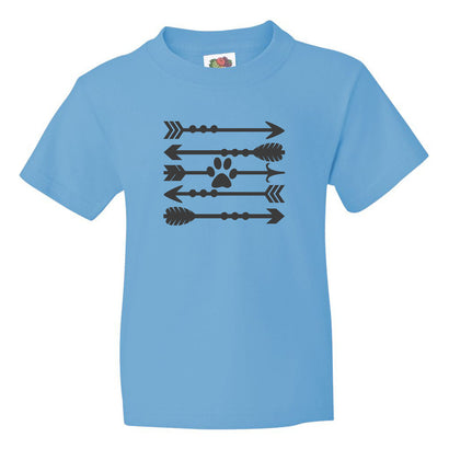 Cute Arrows & Paw Print Kid Shirt