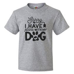 Sorry I Have Plans With My Dog Kid Shirt