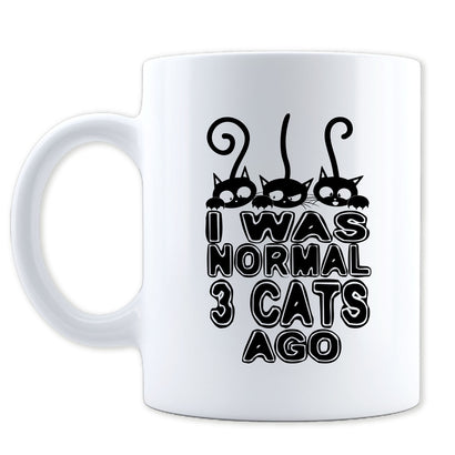 I Was Normal 3 Cats Ago Mug