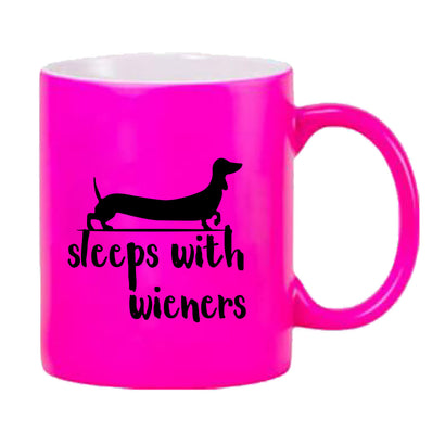 Sleeps with Wieners Coffee Mug